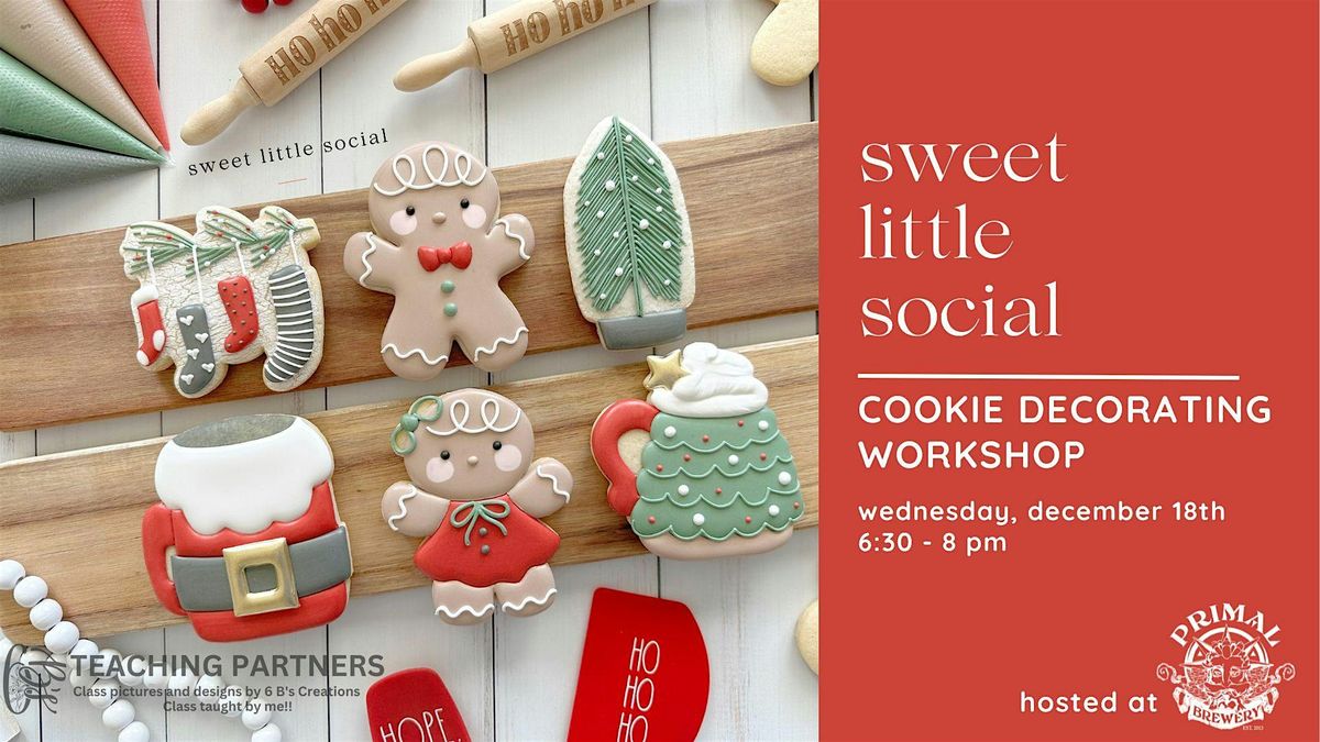 Gingerbread Christmas Cookie Decorating Workshop with Sweet Little Social