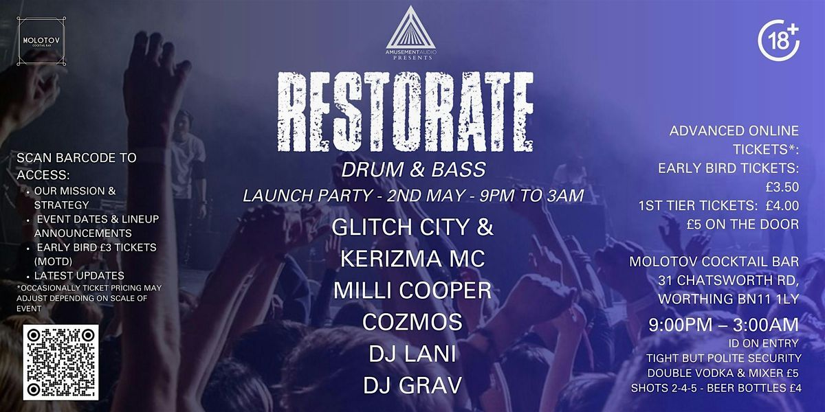 RESTORATE: LAUNCH PARTY