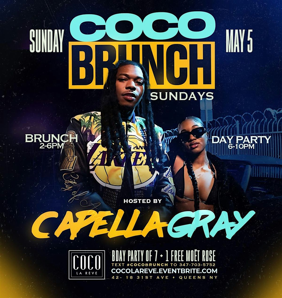 COCO SUNDAY BRUNCH HOSTED BY CAPELLA GRAY