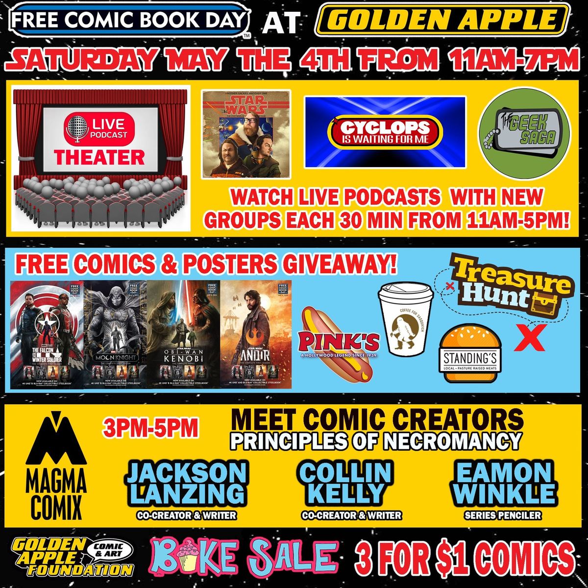 Free Comic Book Day 2024 at Golden Apple HQ