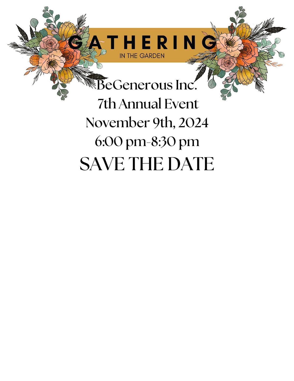 7th Annual Gathering in the Garden