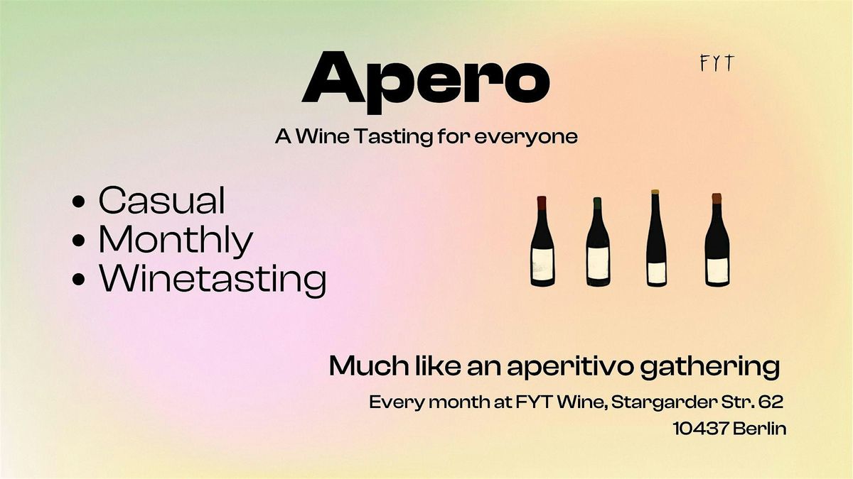 Apero - A Wine Tasting for Everyone