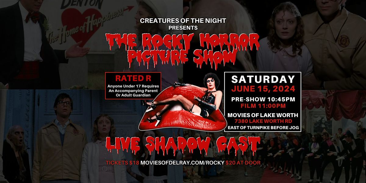 Rocky Horror Picture Show LIVE Shadow Cast at Movies Of Lake Worth