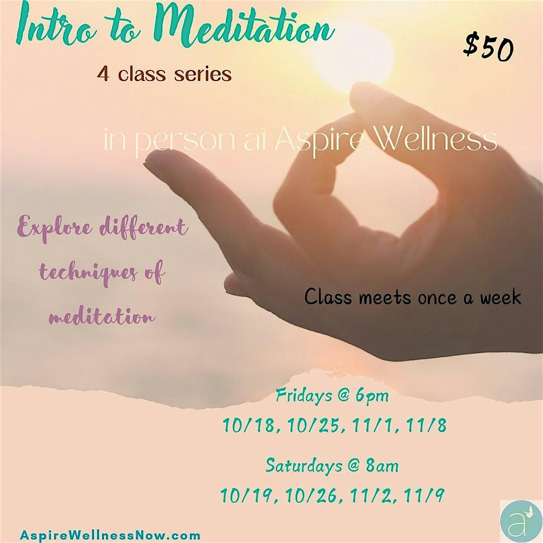 Intro to Meditation series