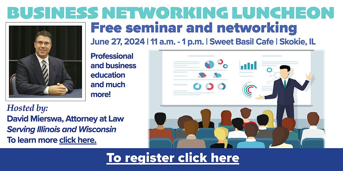 Business Networking and Success Workshop June 2024