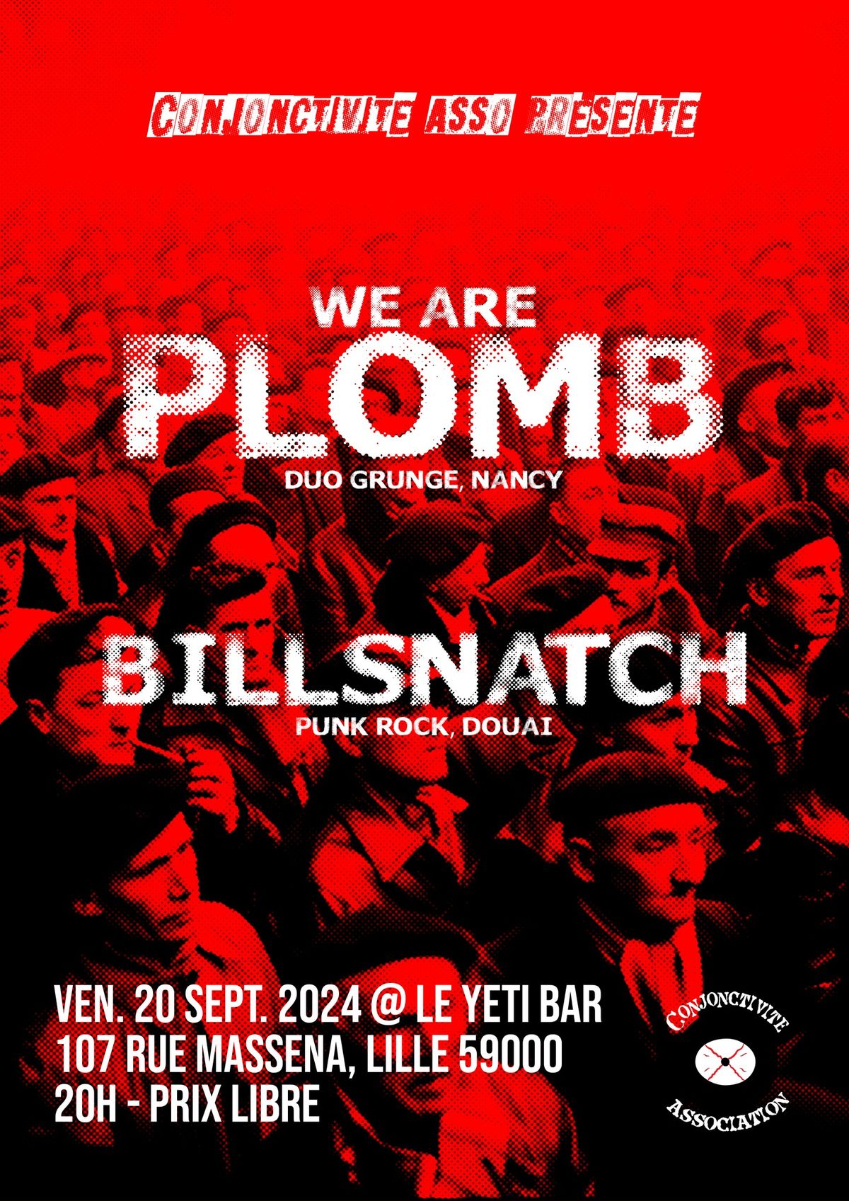 We are PLOMB + Billsnatch @ Le Yeti, Lille 20\/09\/24