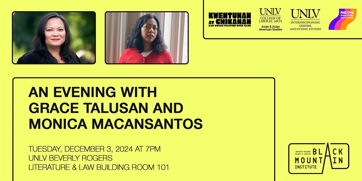 An Evening with Grace Talusan and Monica Macansantos