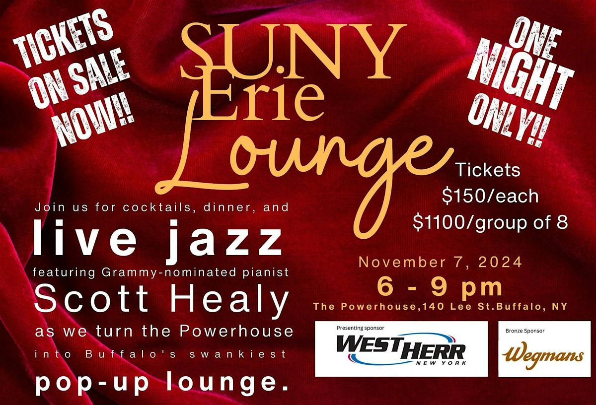 SUNY Erie Jazz Lounge Gala Fundraiser