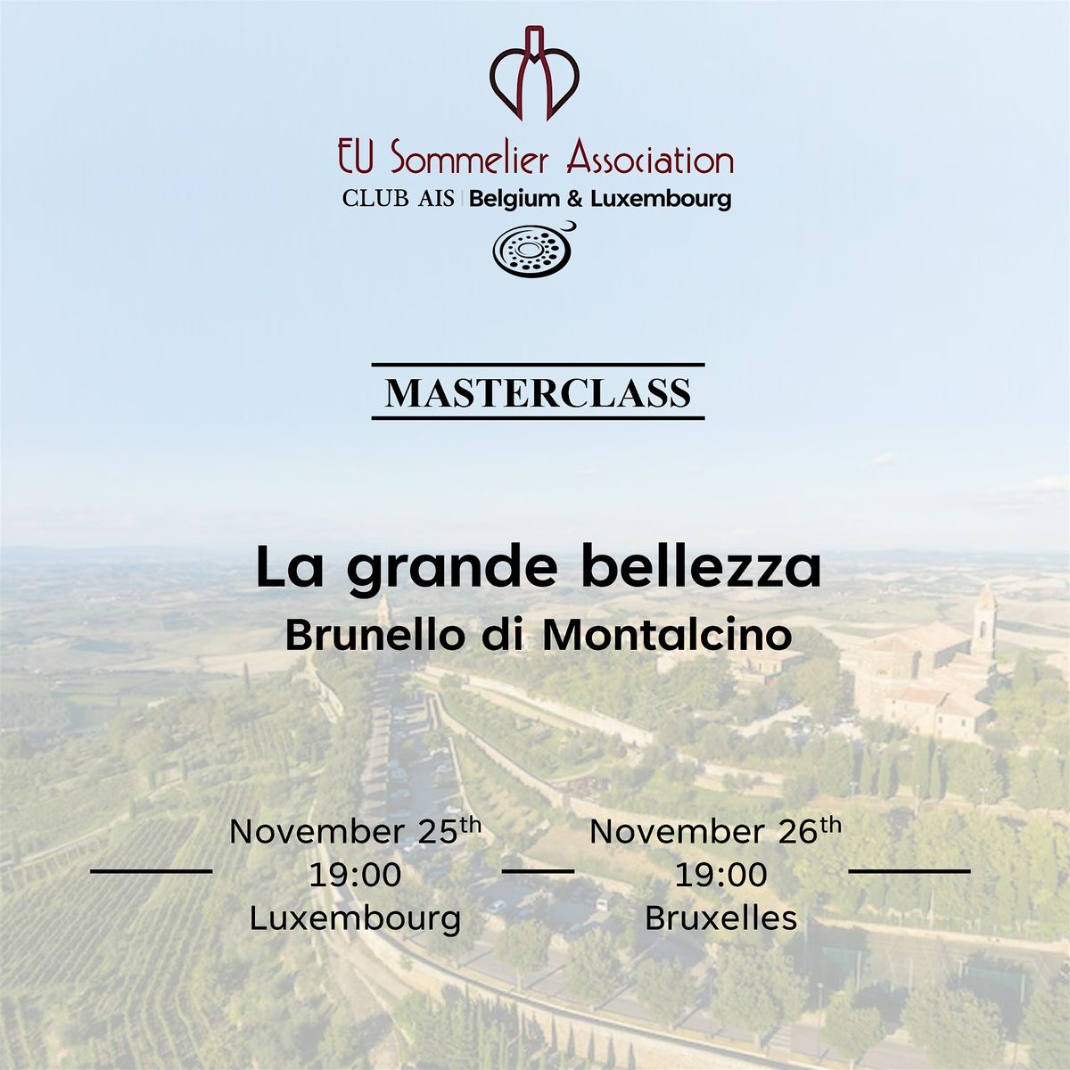 Brunello di Montalcino Masterclass @ Luxembourg