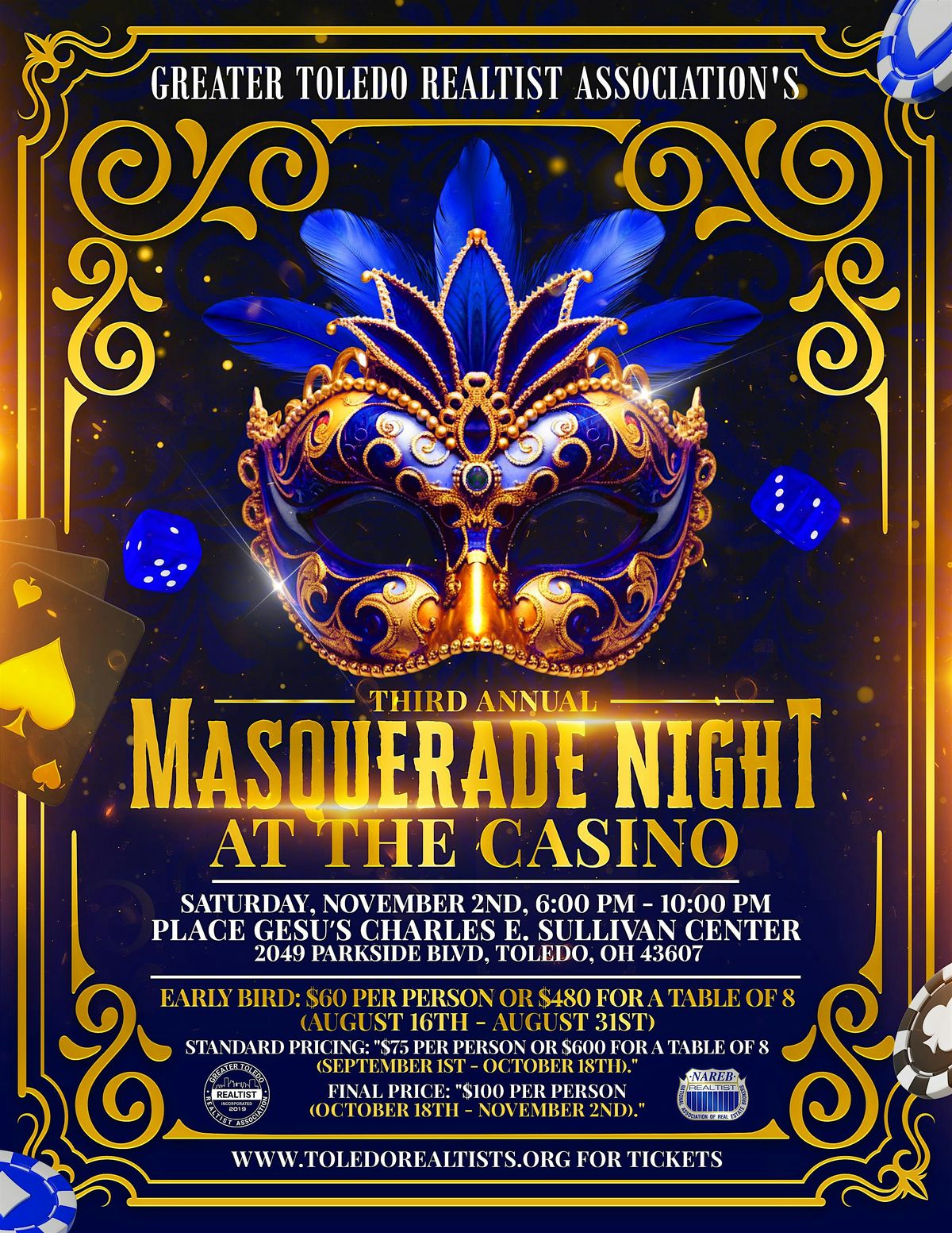 Third Annual Masquerade Night at The Casino