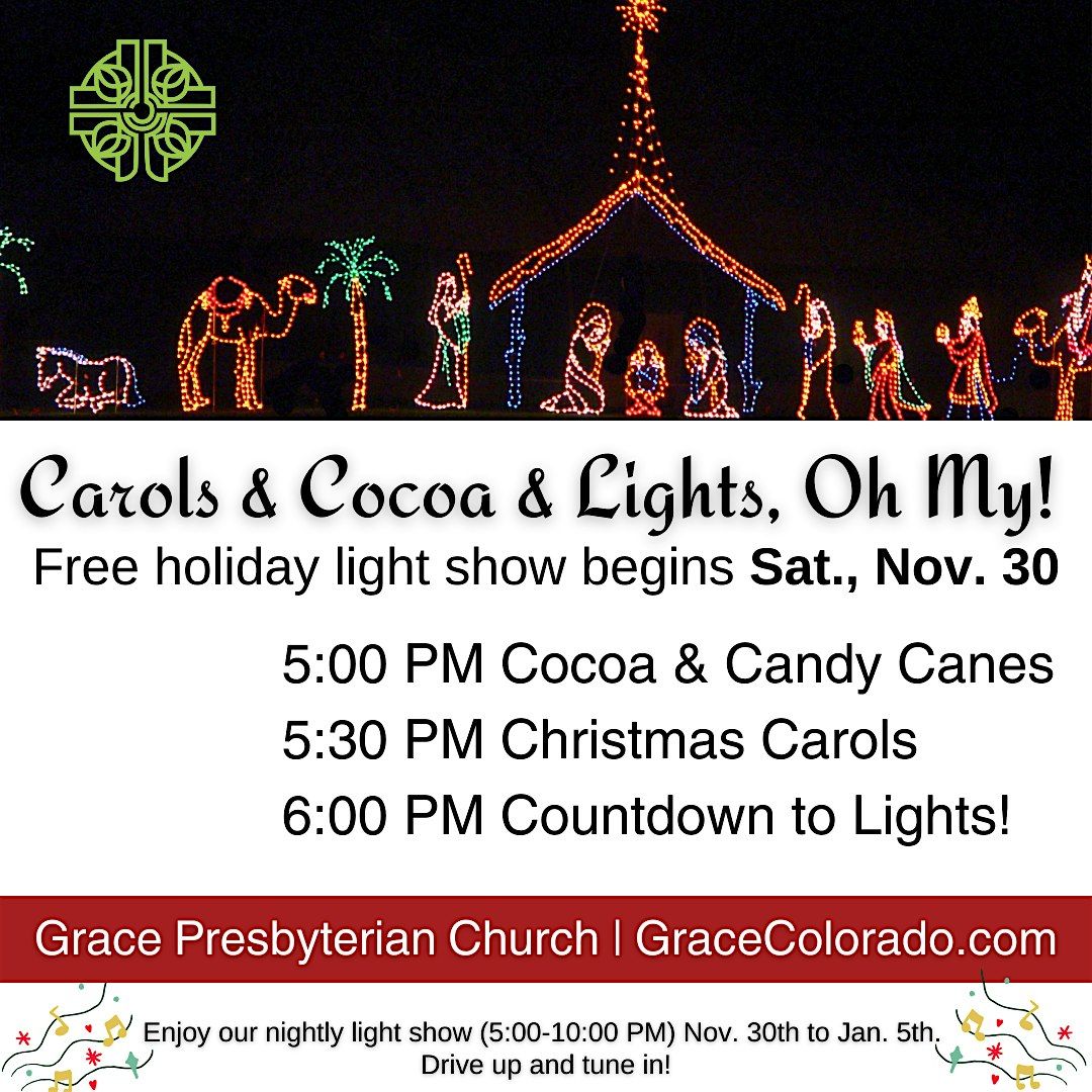 Carols & Cocoa & Lights, Oh My!