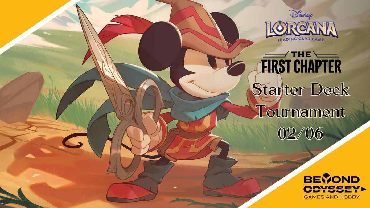 Disney Lorcana - The First Chapter Starter Deck Tournament @ Beyond Odyssey