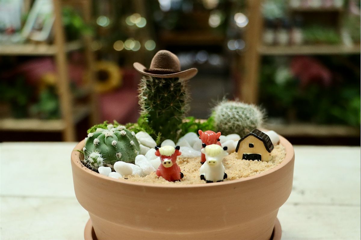 Cowboy Cactus Garden Workshop