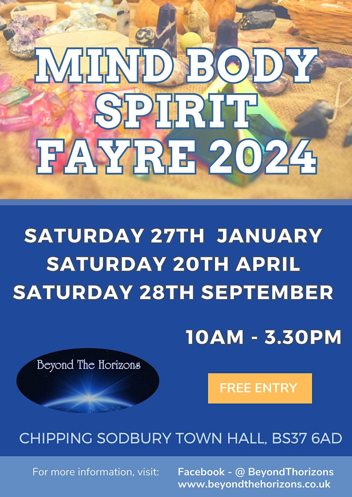 September Mind Body Spirit Fayre - Chipping Sodbury