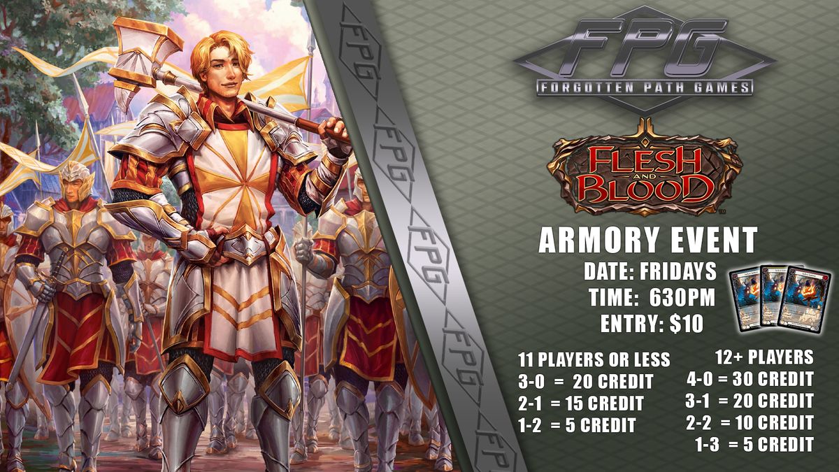 Flesh & Blood Friday Weekly Armory Event