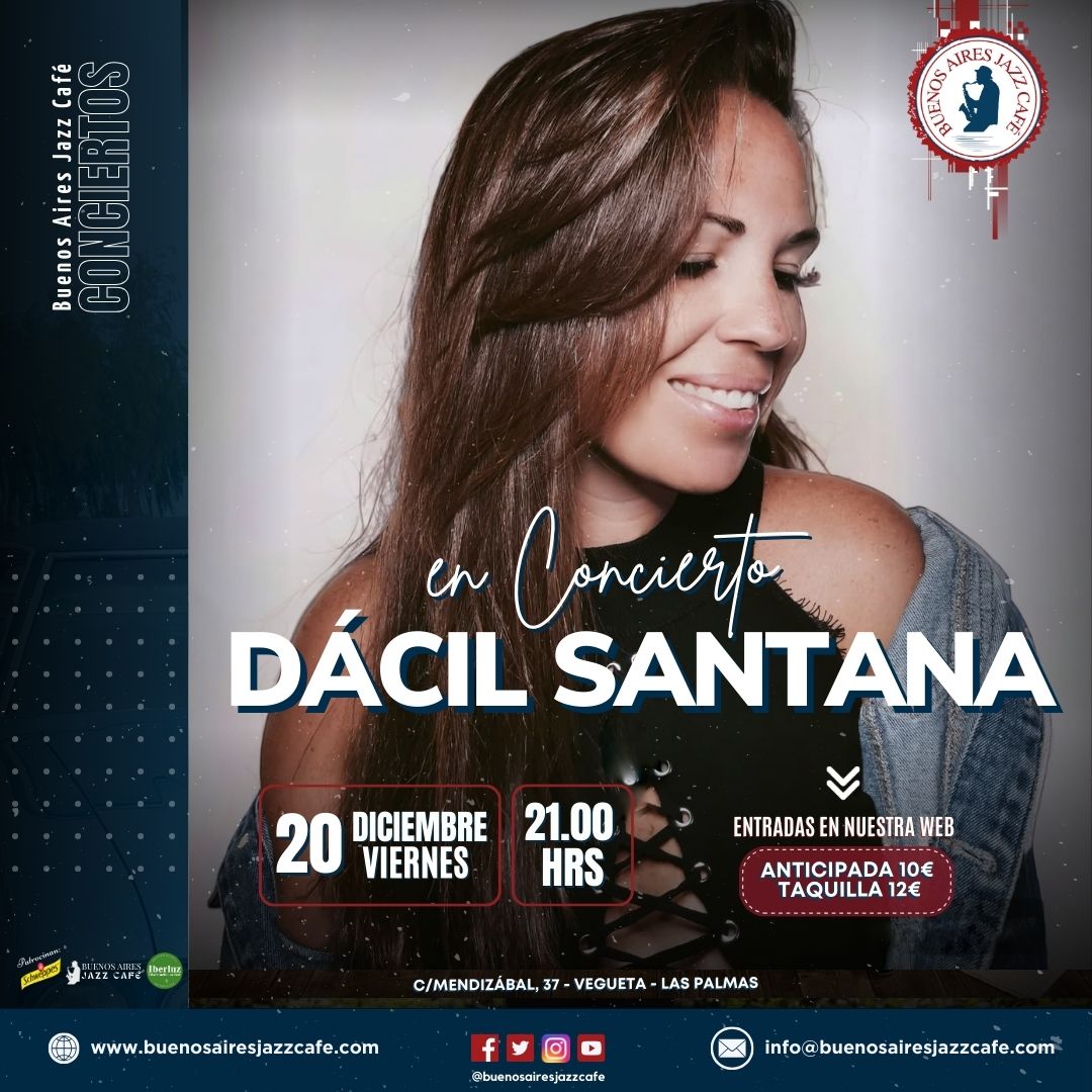 D\u00e1cil Santana en concierto Buenos Aires Jazz-Caf\u00e9 (Las Palmas G.C)