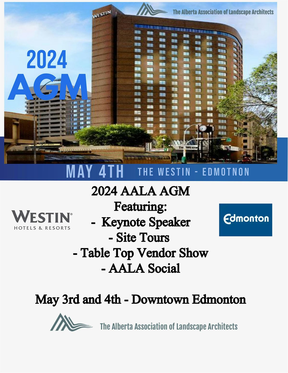 AALA Annual General Meeting 2024 - May 4th (Edmonton)