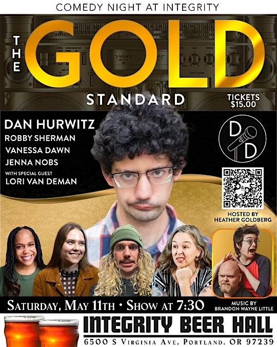 Saturday Comedy Night at Integrity:  The Gold Standard