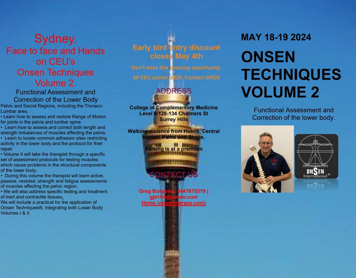 Onsen Volume2 Sydney 2024