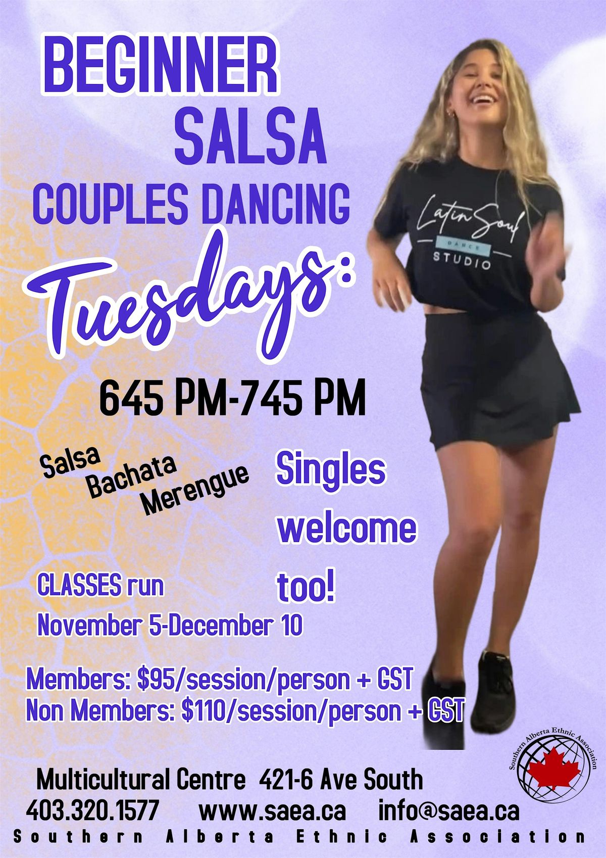 Beginner Salsa Dancing for Couples (Singles welcome too!)