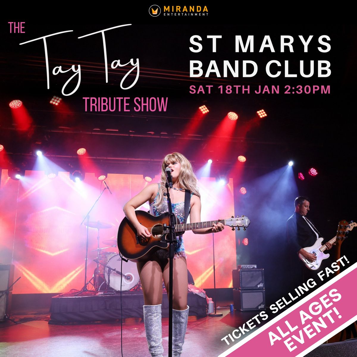 ST MARYS BAND CLUB | THE TAY TAY TRIBUTE SHOW | ALL AGES