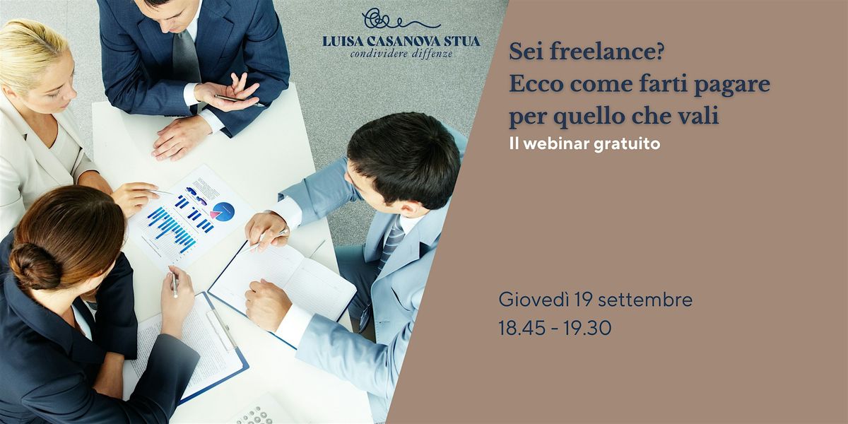 Sei freelance? Ecco come farti pagare per quello che vali