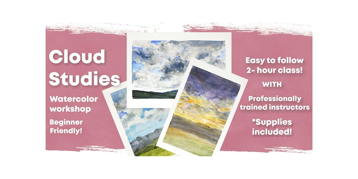 Cloud Studies Watercolor Painting Class