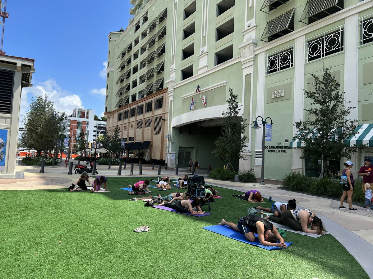 Holiday Yoga and Mimosas on the river!