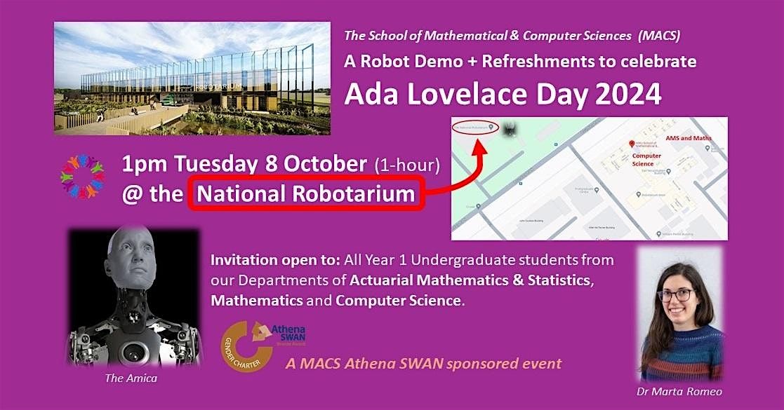 A MACS Year 1 UG Student Celebration for Ada Lovelace Day 2024