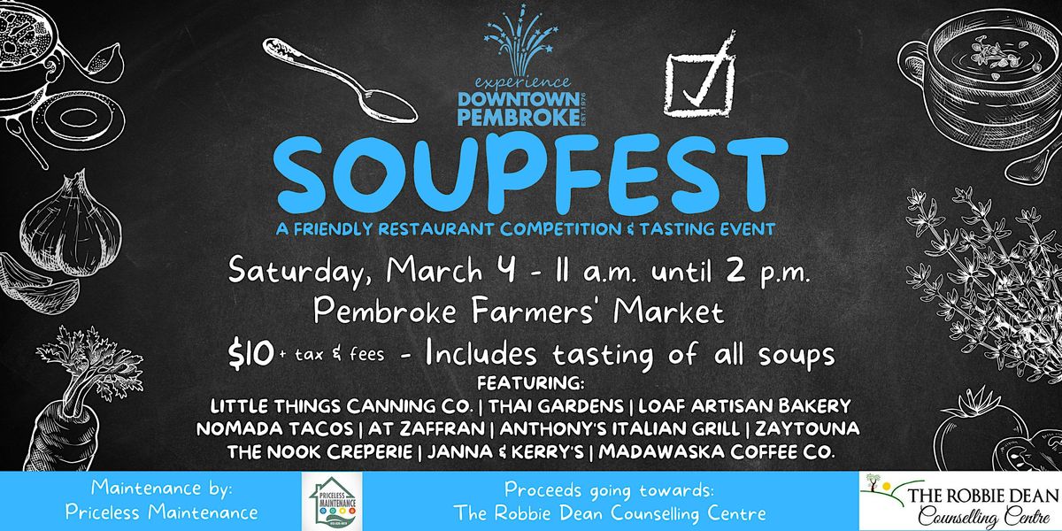 Downtown Soup Fest 2023, Pembroke Farmer's Market, 4 March 2023