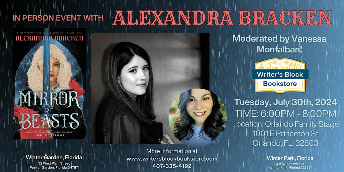 Alexandra Bracken Orlando Book Tour!