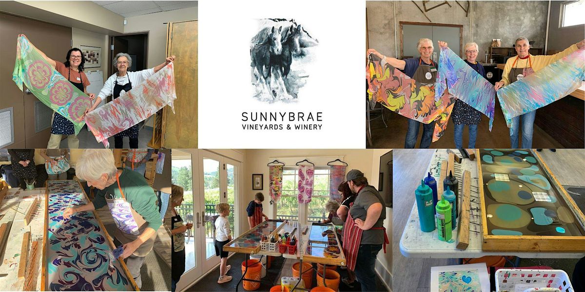 Create a Silk Scarf, SIP & DIP Workshop- TAPPEN