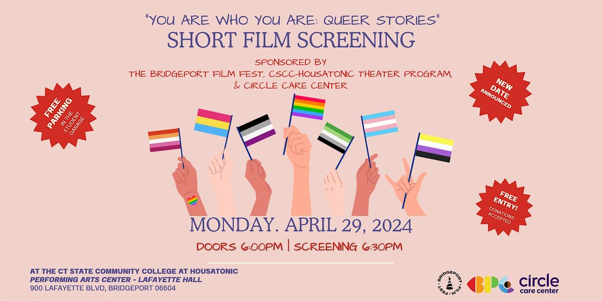 "You Are Who You Are: Queer Stories" | Short Film Screening