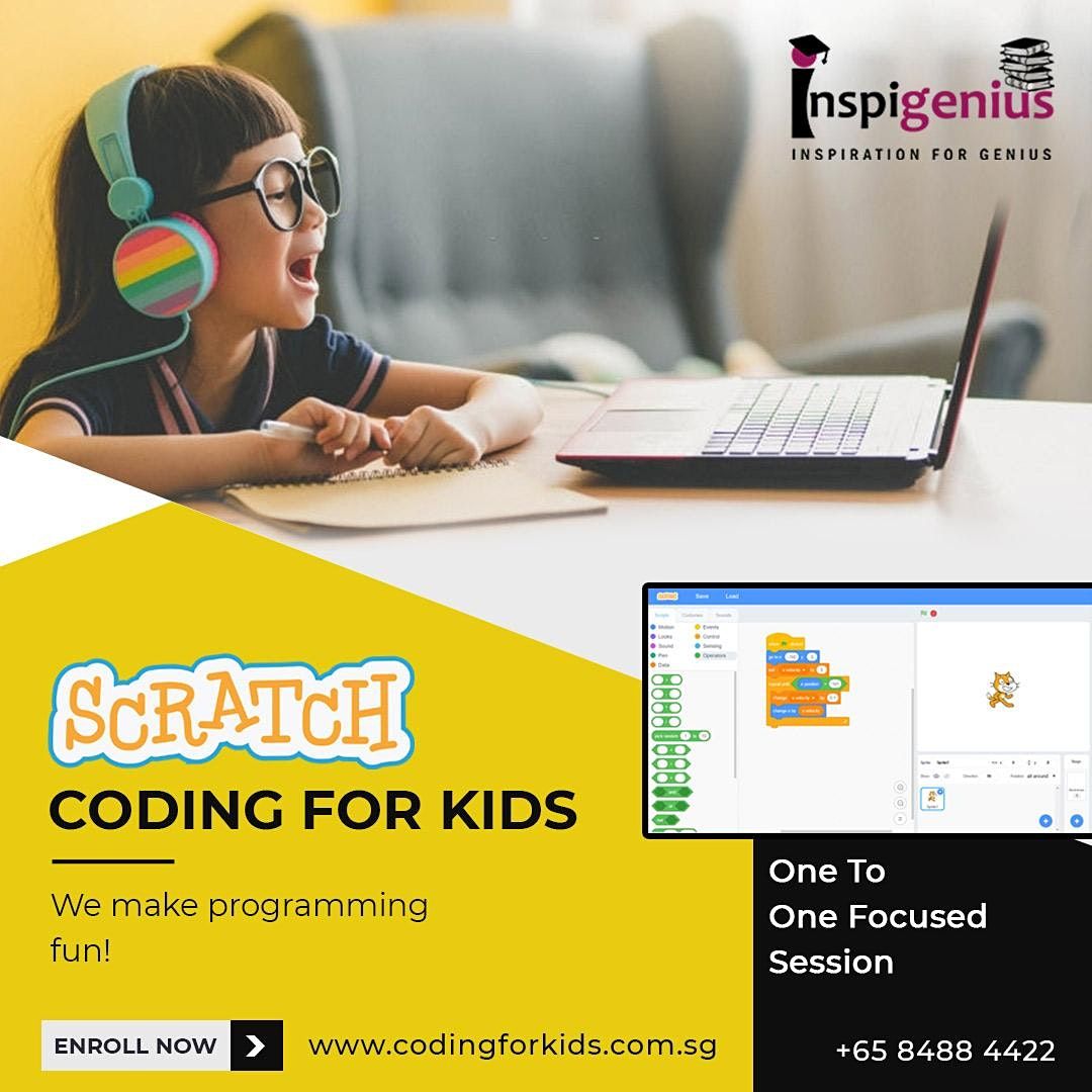 Scratch Coding Course for Kids Singapore - We make programming fun!