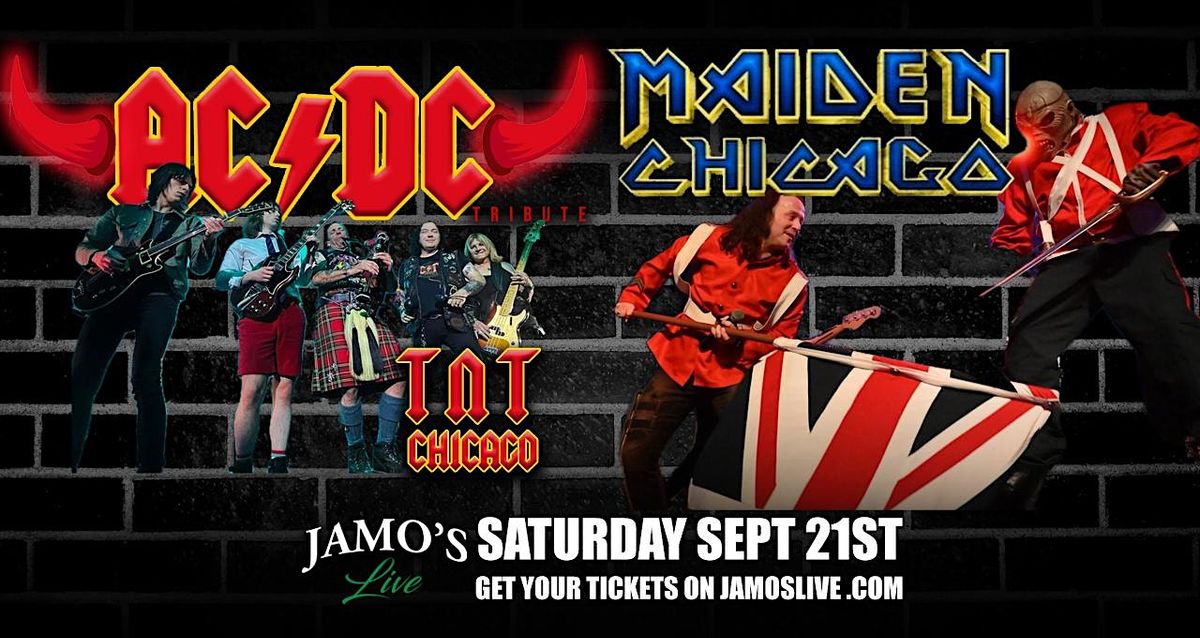 ACDC & Iron Maiden Tributes w\/ TNT & Maiden Chicago at Jamo's Live