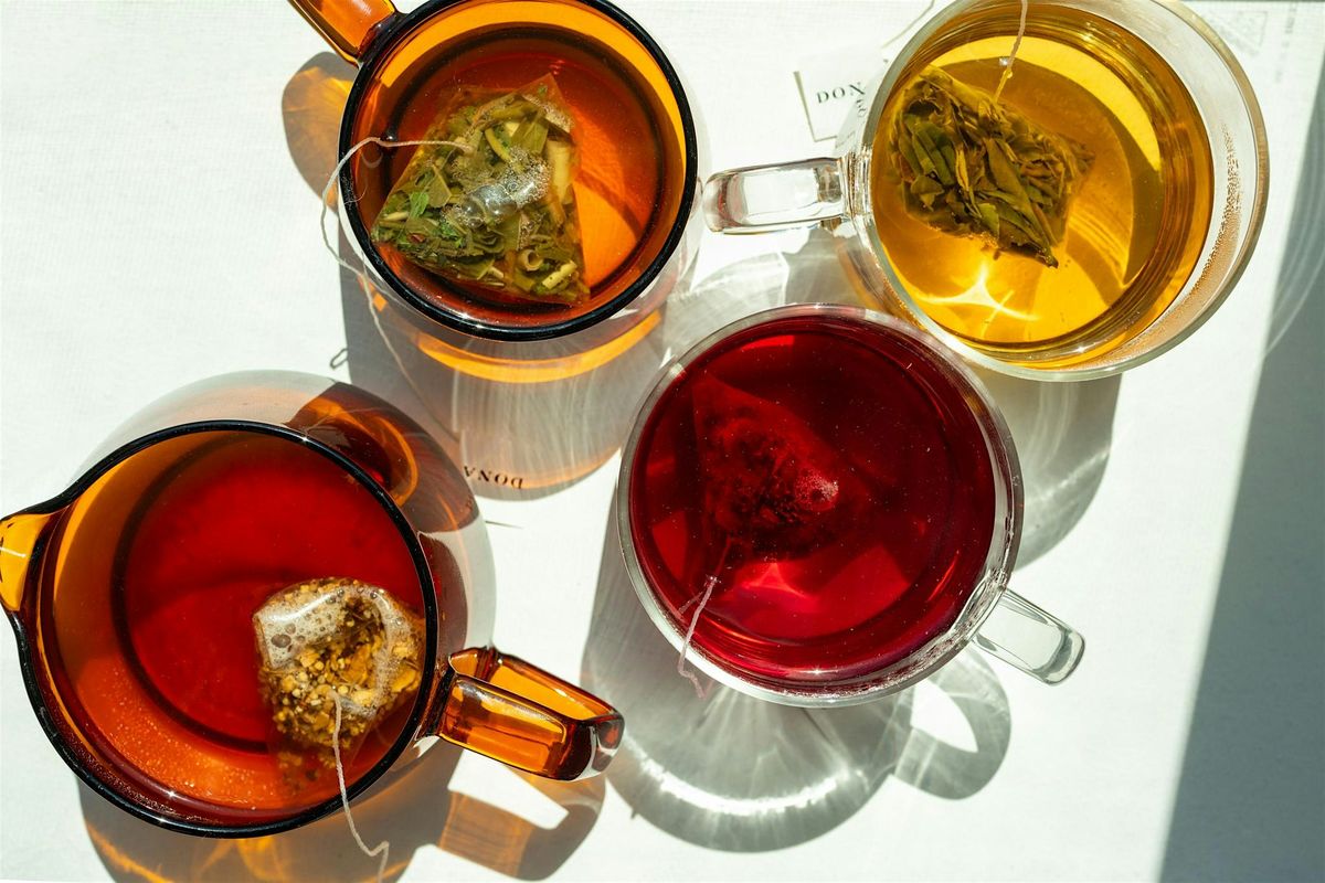 Dona Tea Tasting & Happy Hour at Houndstooth Coffee