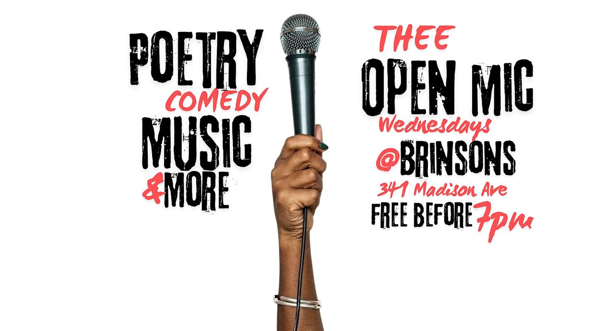 Thee Wednesday Open Mic