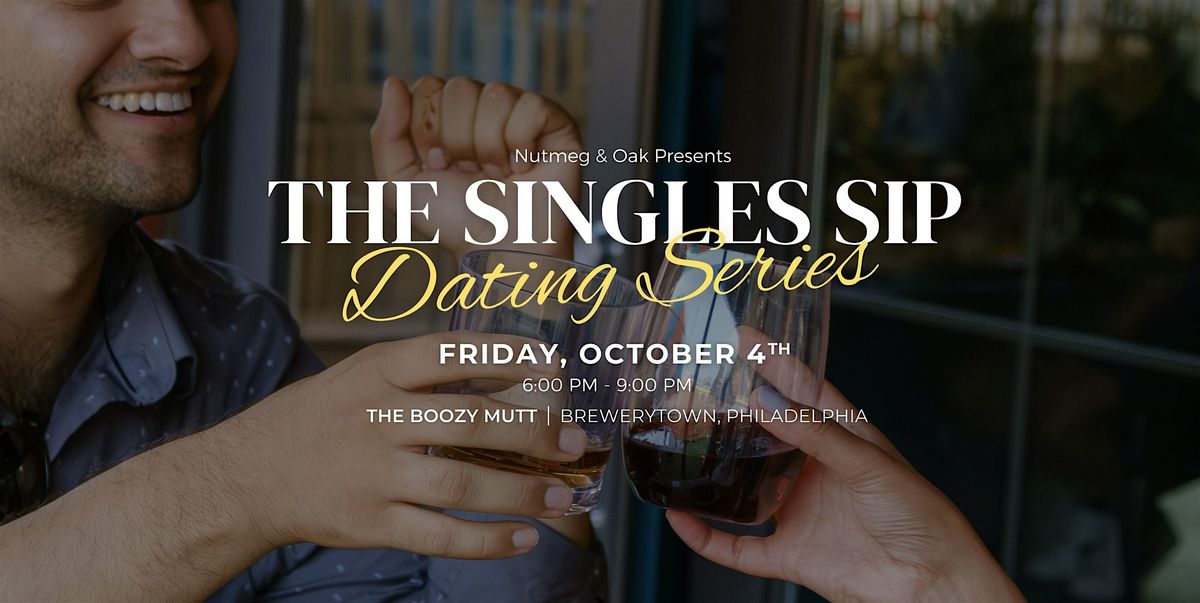 Singles Sip | The Foodie dating event, Crafted by an Algorithm