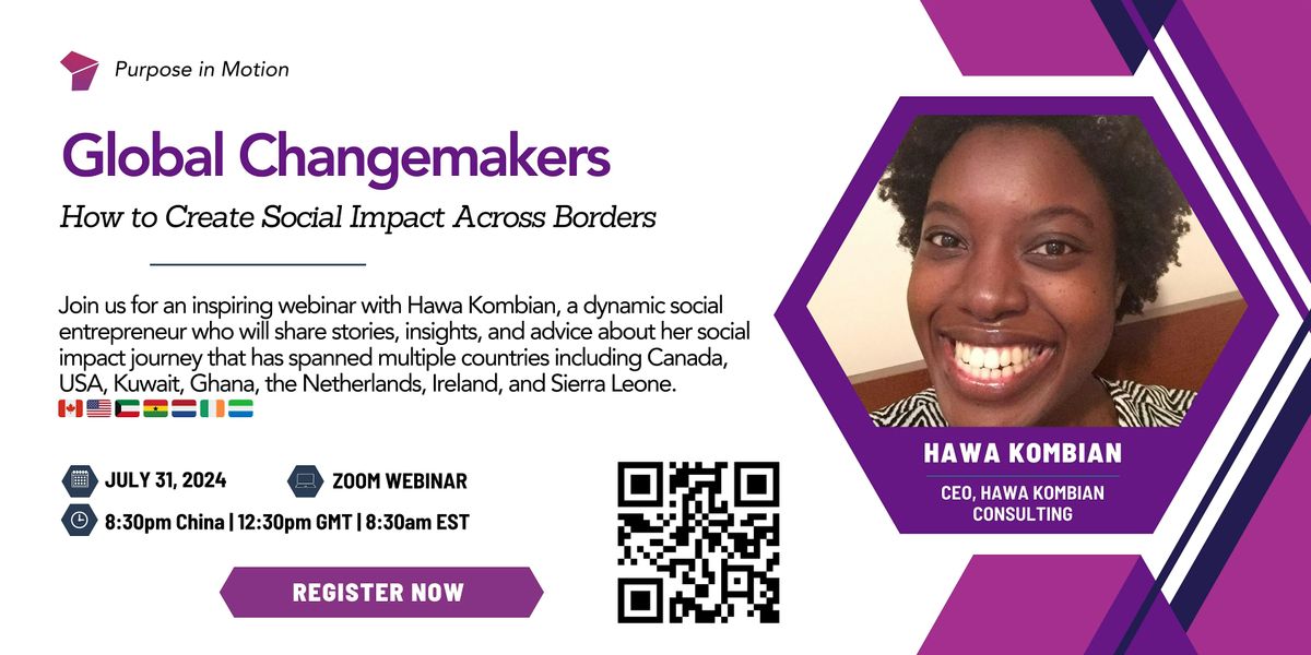 Global Changemakers: How to Create Social Impact Across Borders