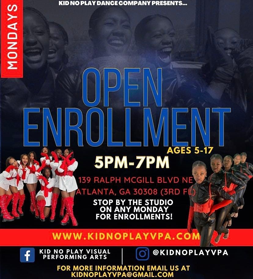 Kid No Play Dance Company Summer Open Enrollment