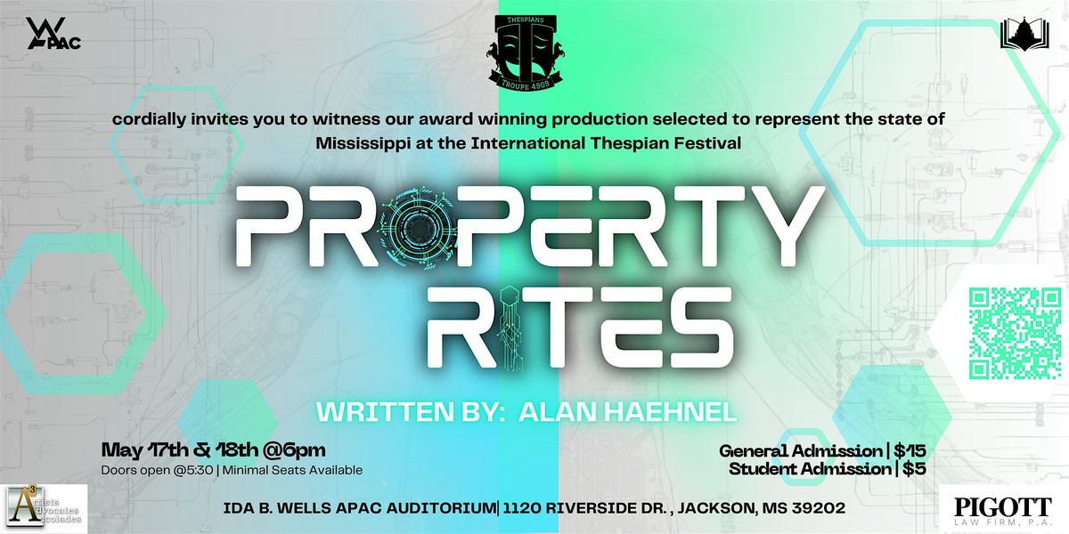 Thespian Troupe 4909's production of "Property Rites" by Alan Haehnel
