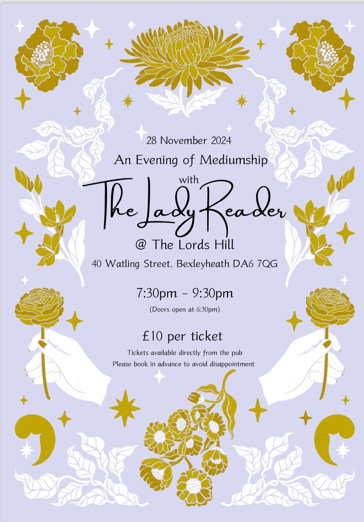 An Evening of Mediumship at The Lord Hill