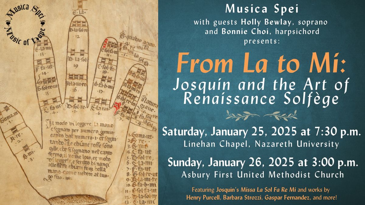 From La to Mi: Josquin and the Art of Renaissance Solf\u00e8ge