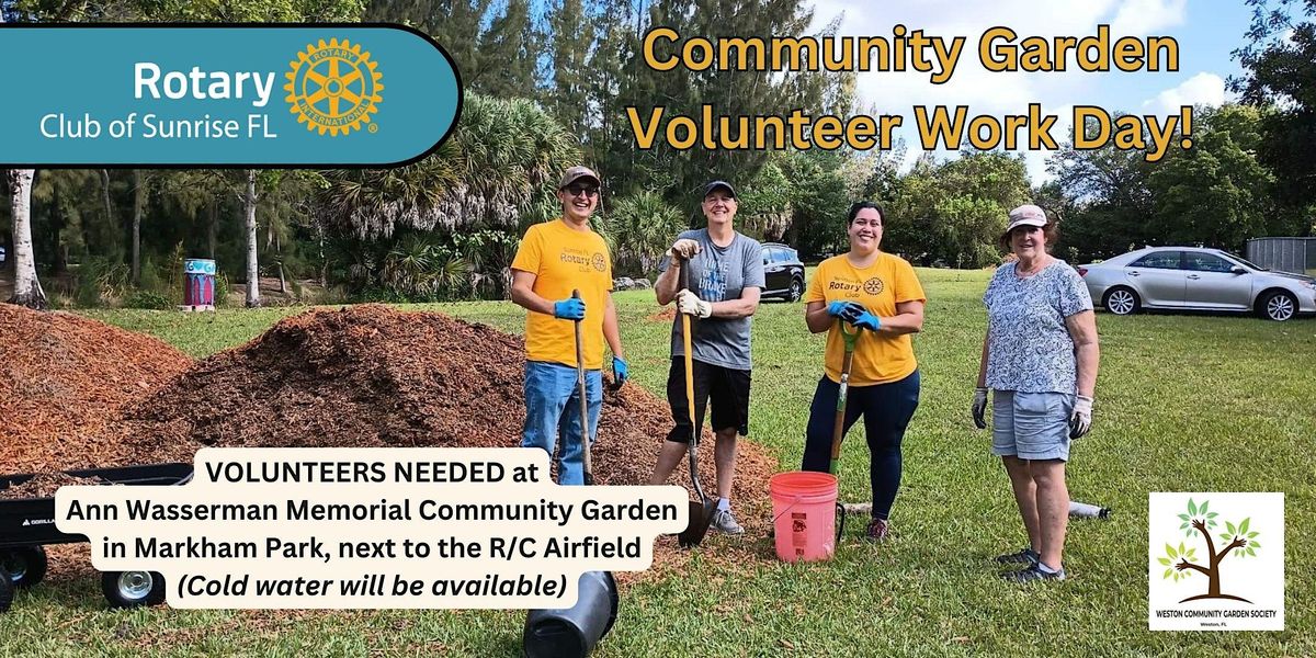 Community Garden Volunteer Workday