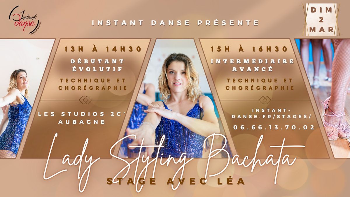 Stage de Lady Styling Bachata avec L\u00e9a : Technique & Chor\u00e9graphie (2 Mars)