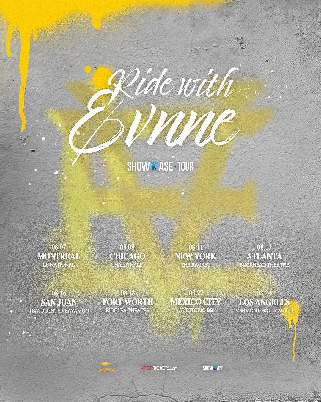 Ride with EVNNE world tour