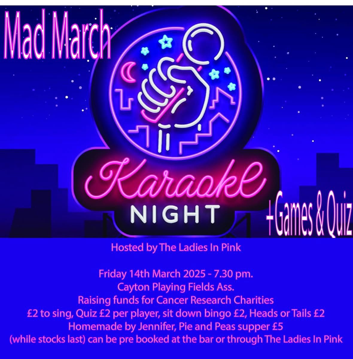 Karaoke & Games Night