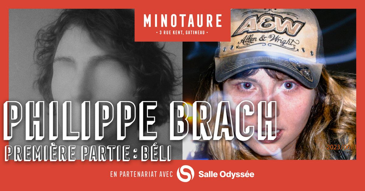 Philippe Brach et B\u00e9li au Minotaure