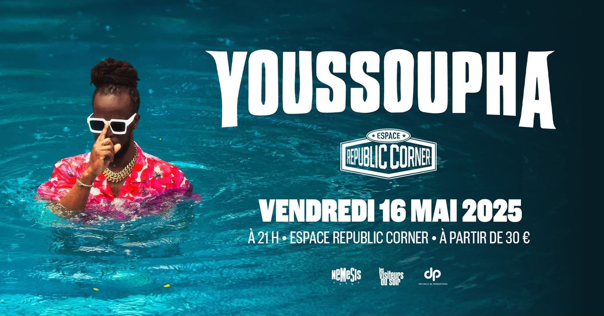 Youssoupha en concert \u00e0 l'Espace Republic Corner ! 