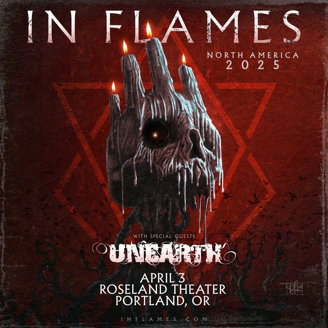 In Flames with special guest Unearth - Roseland Theater - Portland, OR